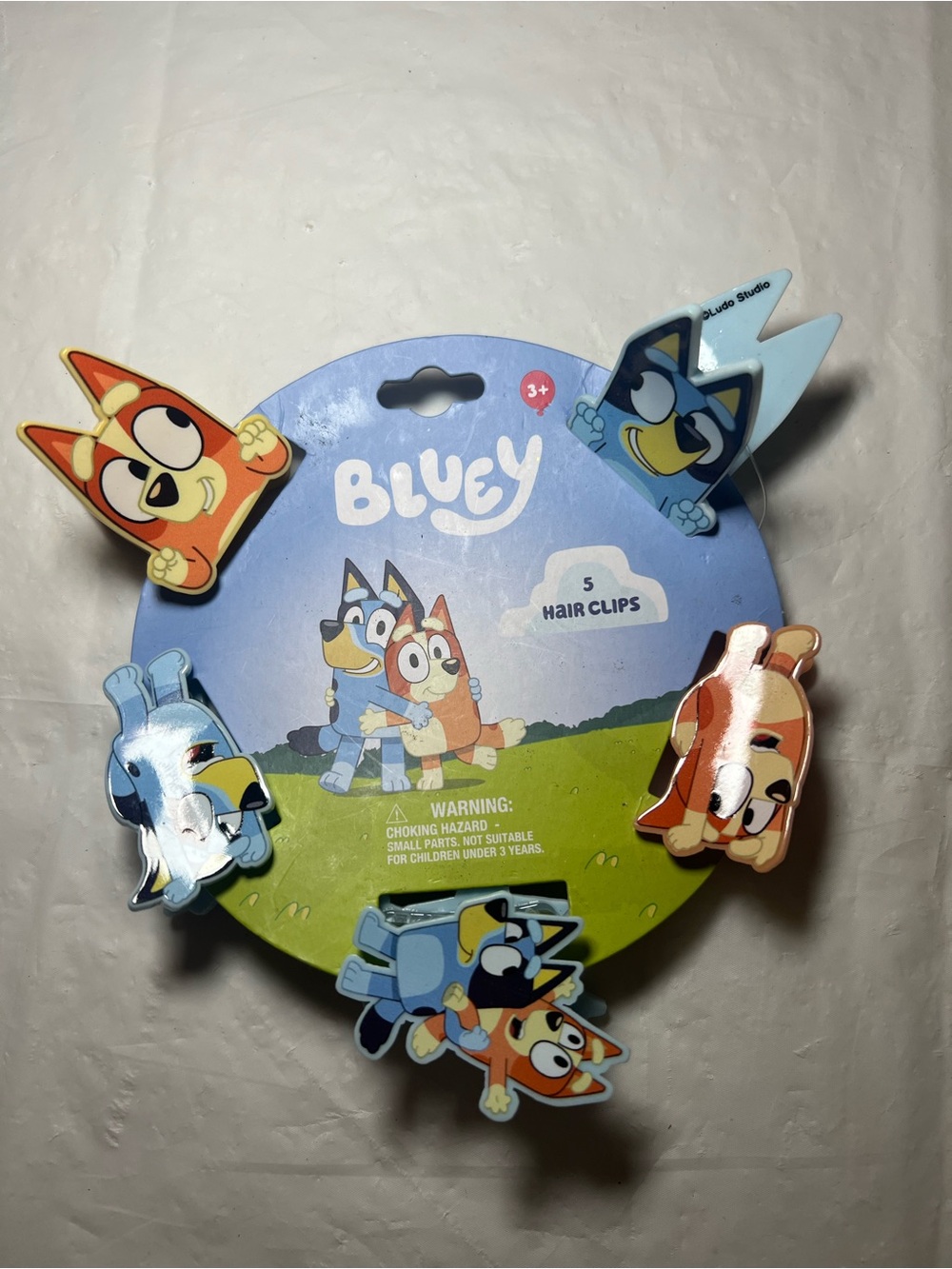 NWT HER Bluey 5 Kids Hair Clips